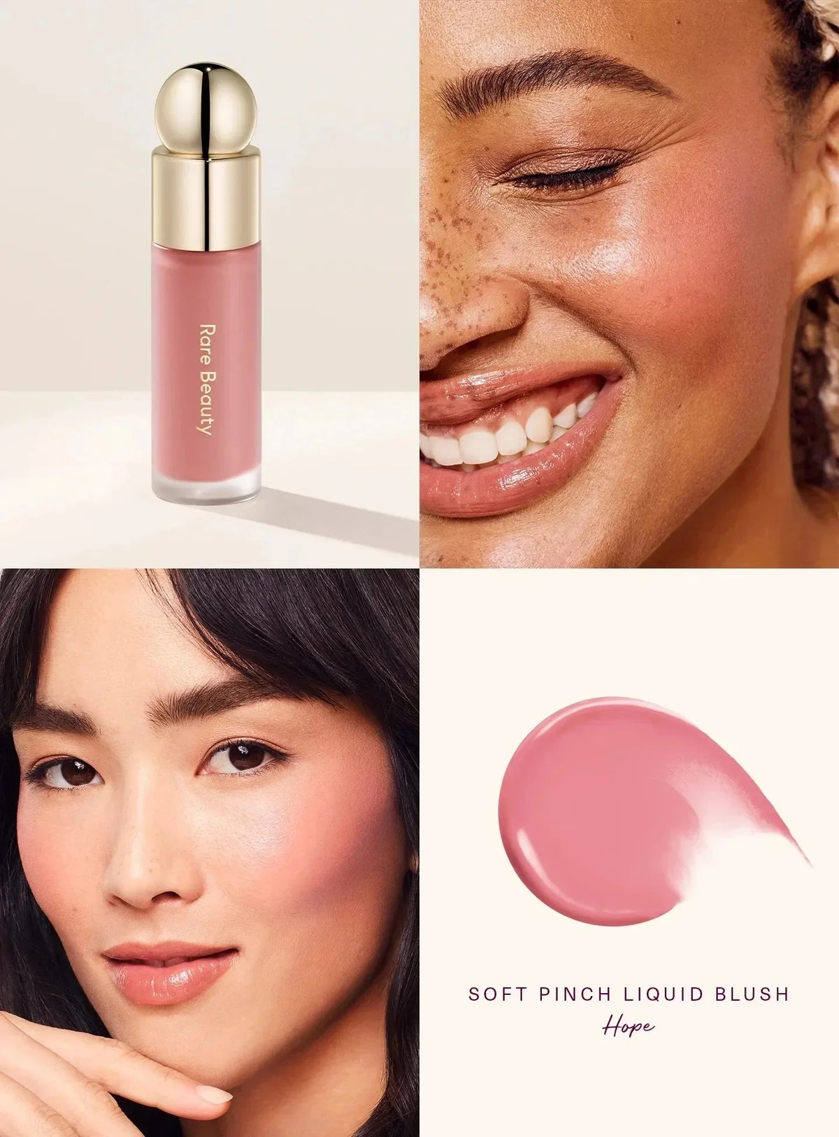Rare Beauty Liquid Blush Silky Long-lasting Plumping Moisturizing Makeup Hope Love Happy Virtue Joy Grace Lucky Beauty With Box
