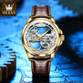 OLEVS Brand Watch Fully Automatic Mechanical Watch Hollow Out Student Men's Watch 6661