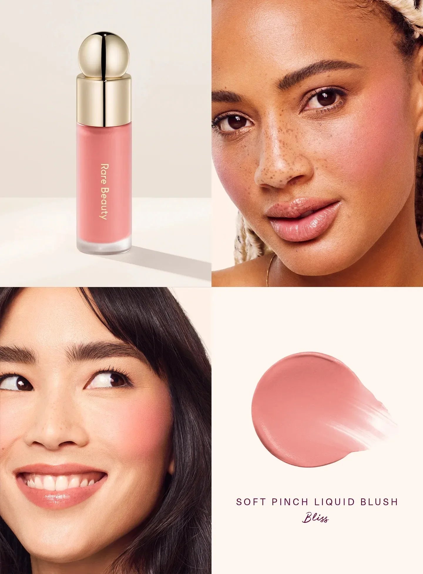 Rare Beauty Matte Lasting Blurred Bouncy Melting Blush Cushiony Cream-to-powder Blush Sweat- And Humidity-resistant Liquid Blush
